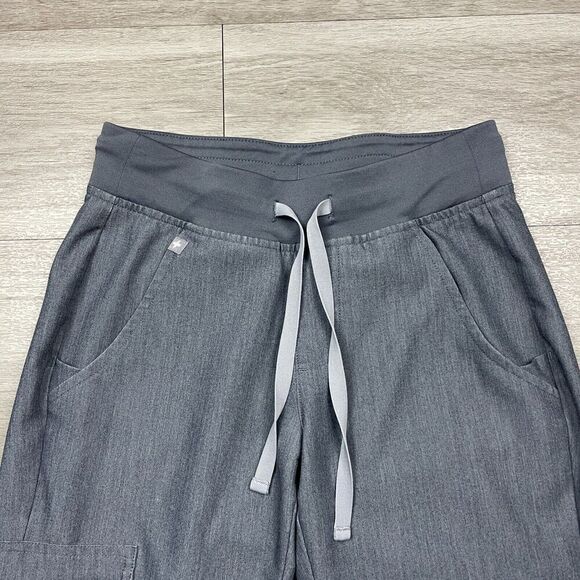 Figs Pants Womens 2XS Gray Technical Collection Nurse Scrubs - Picture 2 of 11